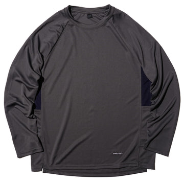 Side Pockets Long Sleeve Repreve - Mud Stone