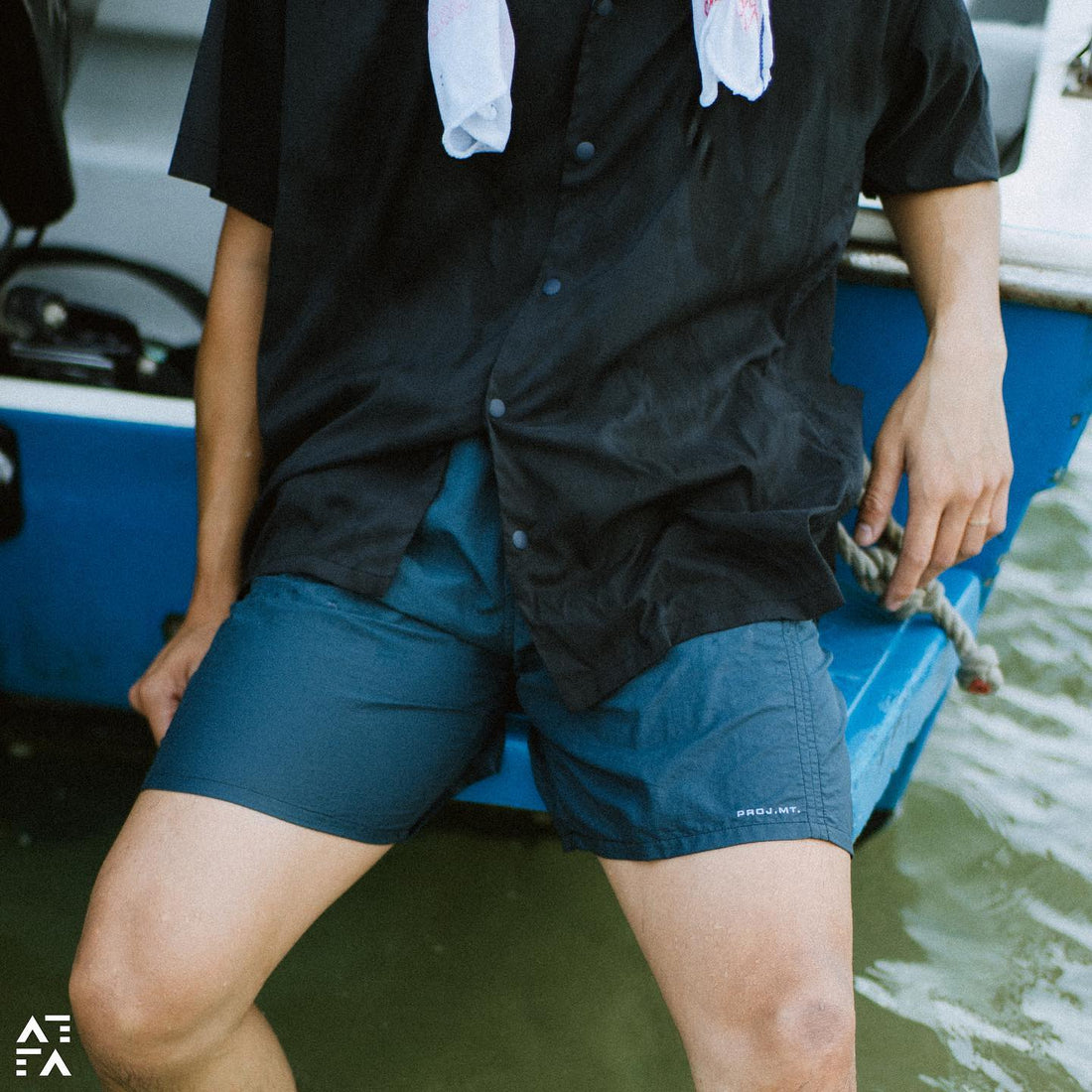 4 Pockets Shorts - Midnight Ocean