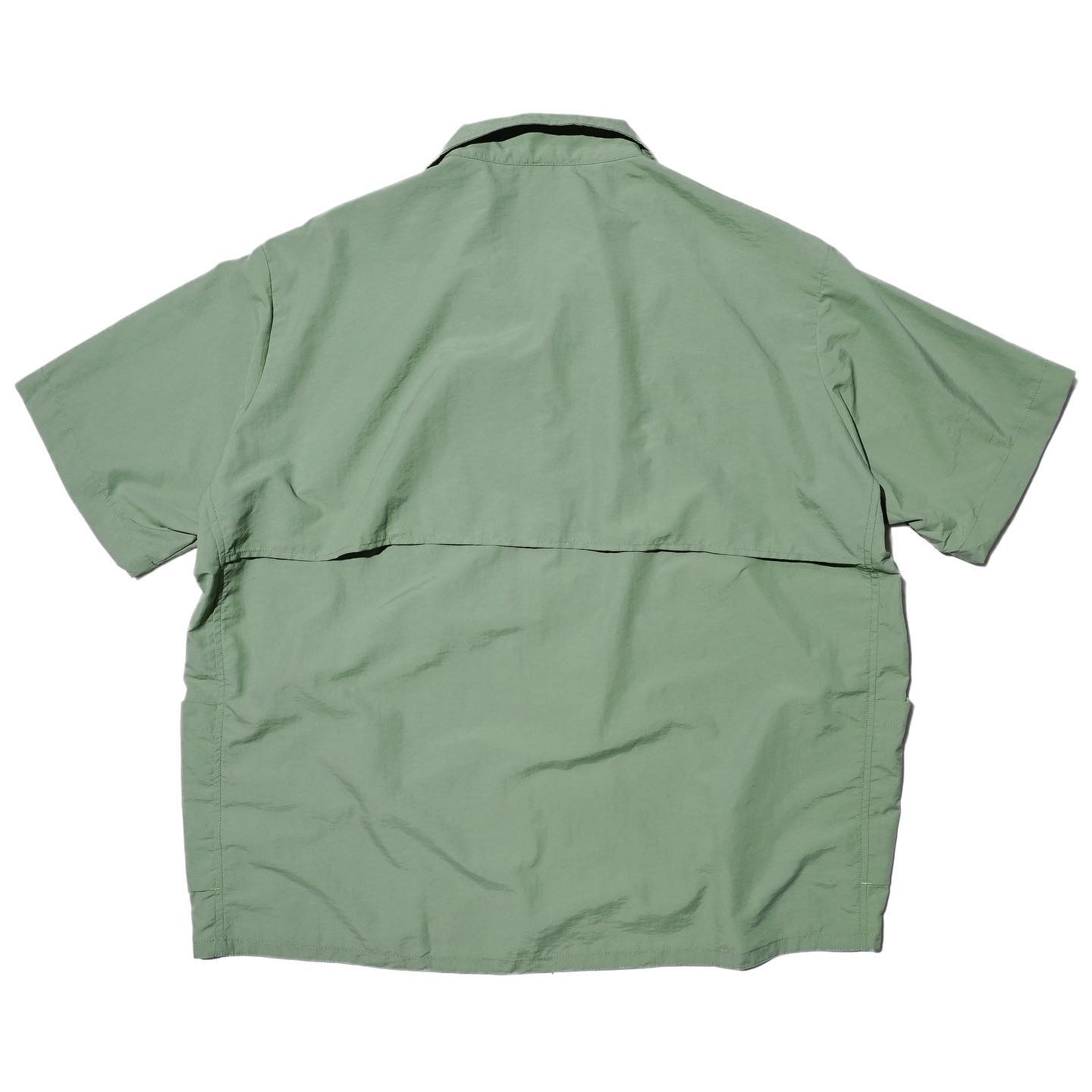 Side Pockets Open Collar Shirt - Usucha