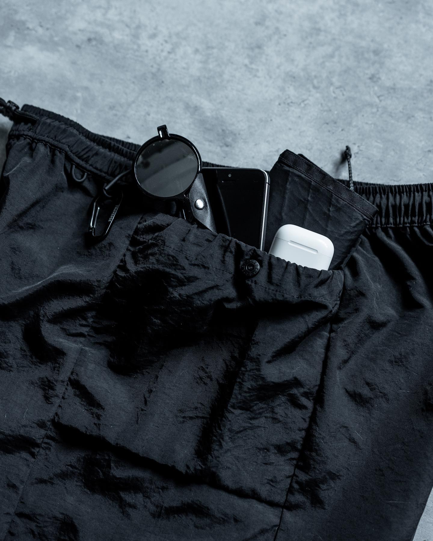 Side Pockets Shorts - Black by #PROJMT & #HAKDIM