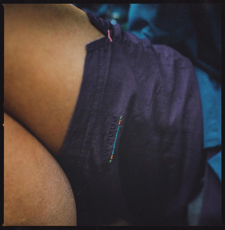 Side Pockets Shorts - Purple