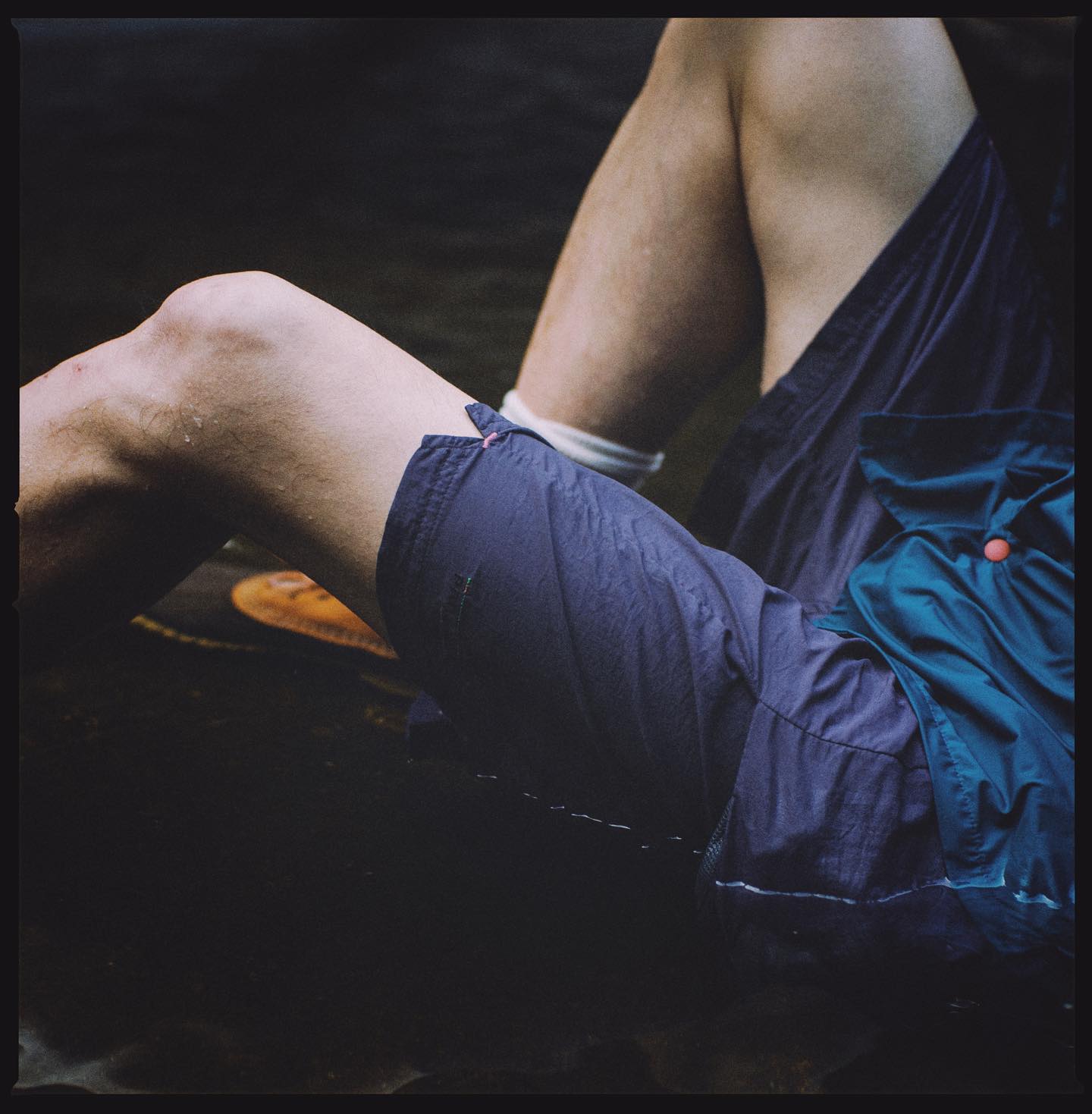 Side Pockets Shorts - Purple