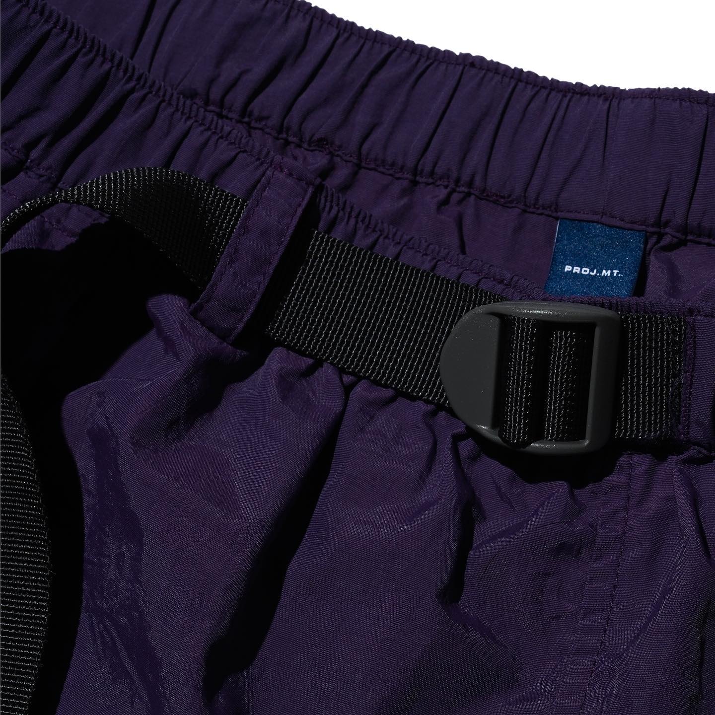 Side Pockets Shorts - Purple
