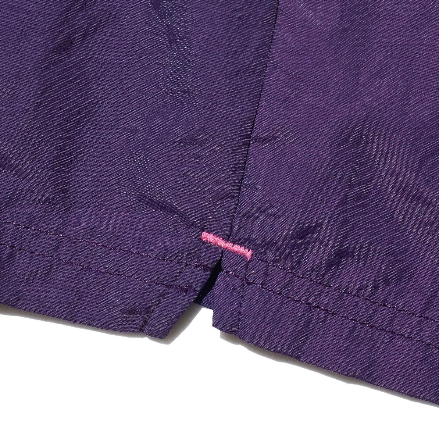 Side Pockets Shorts - Purple