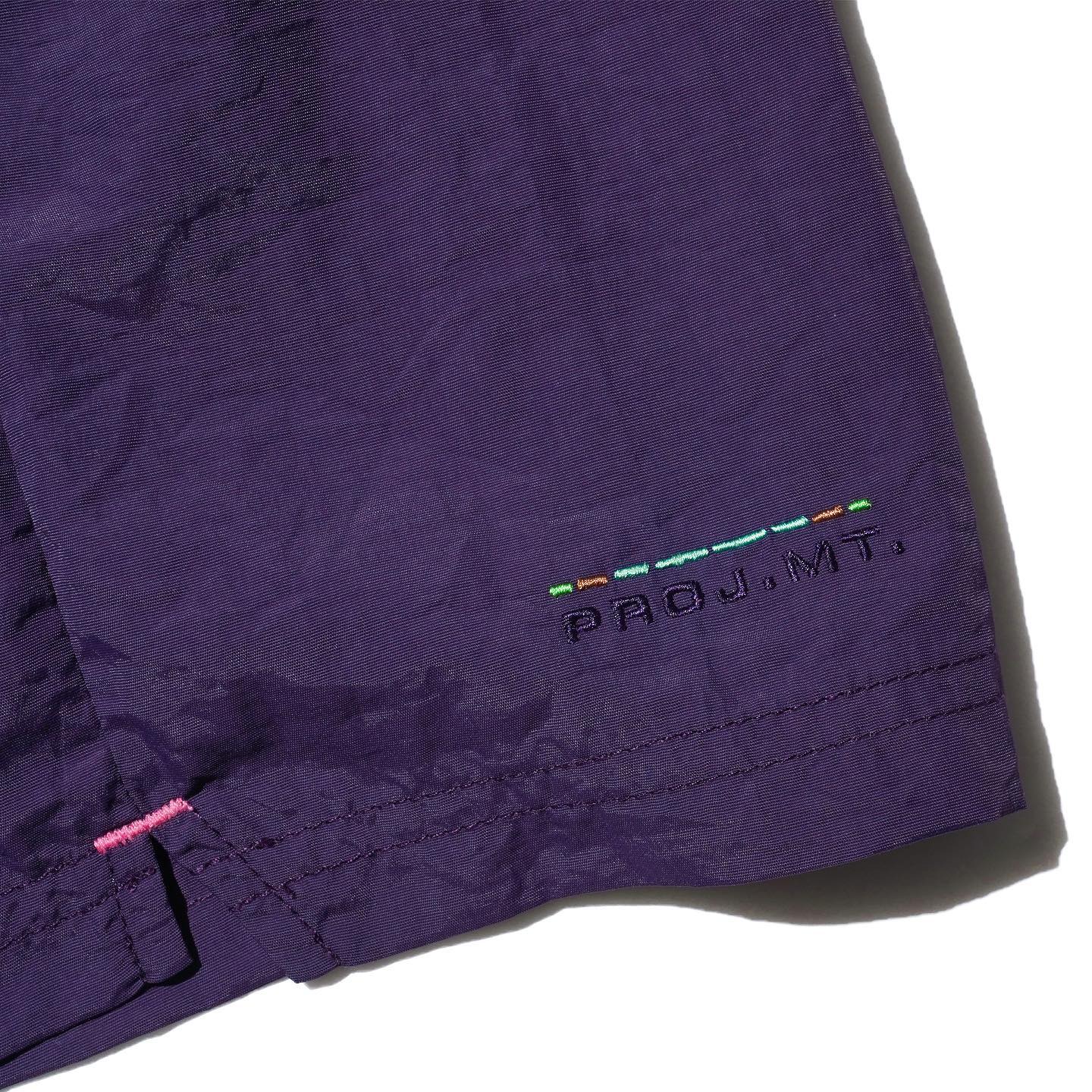Side Pockets Shorts - Purple