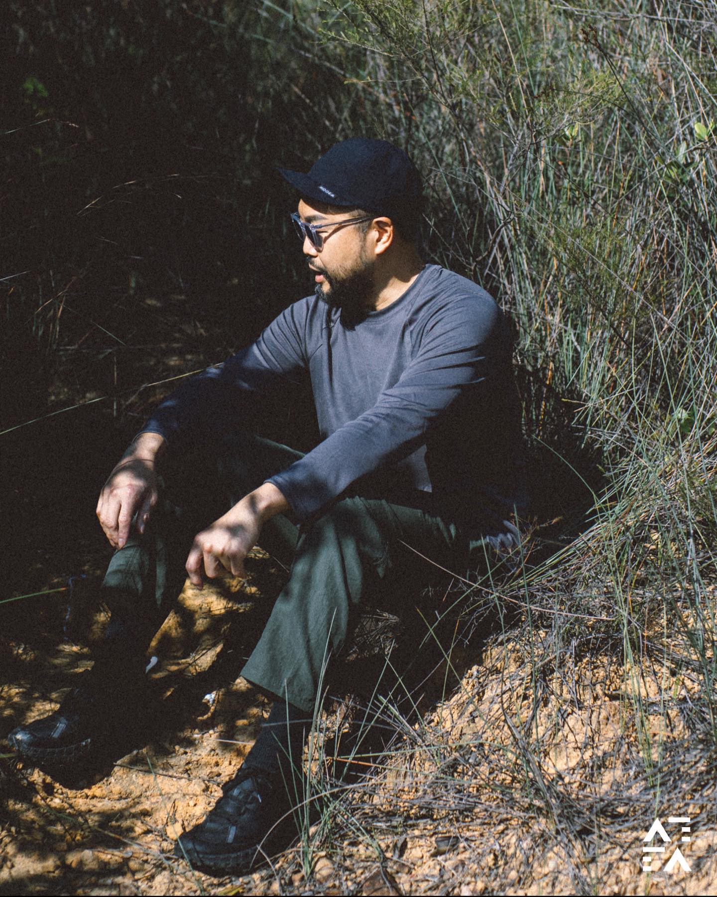 Side Pockets Long Sleeve Repreve - Mud Stone