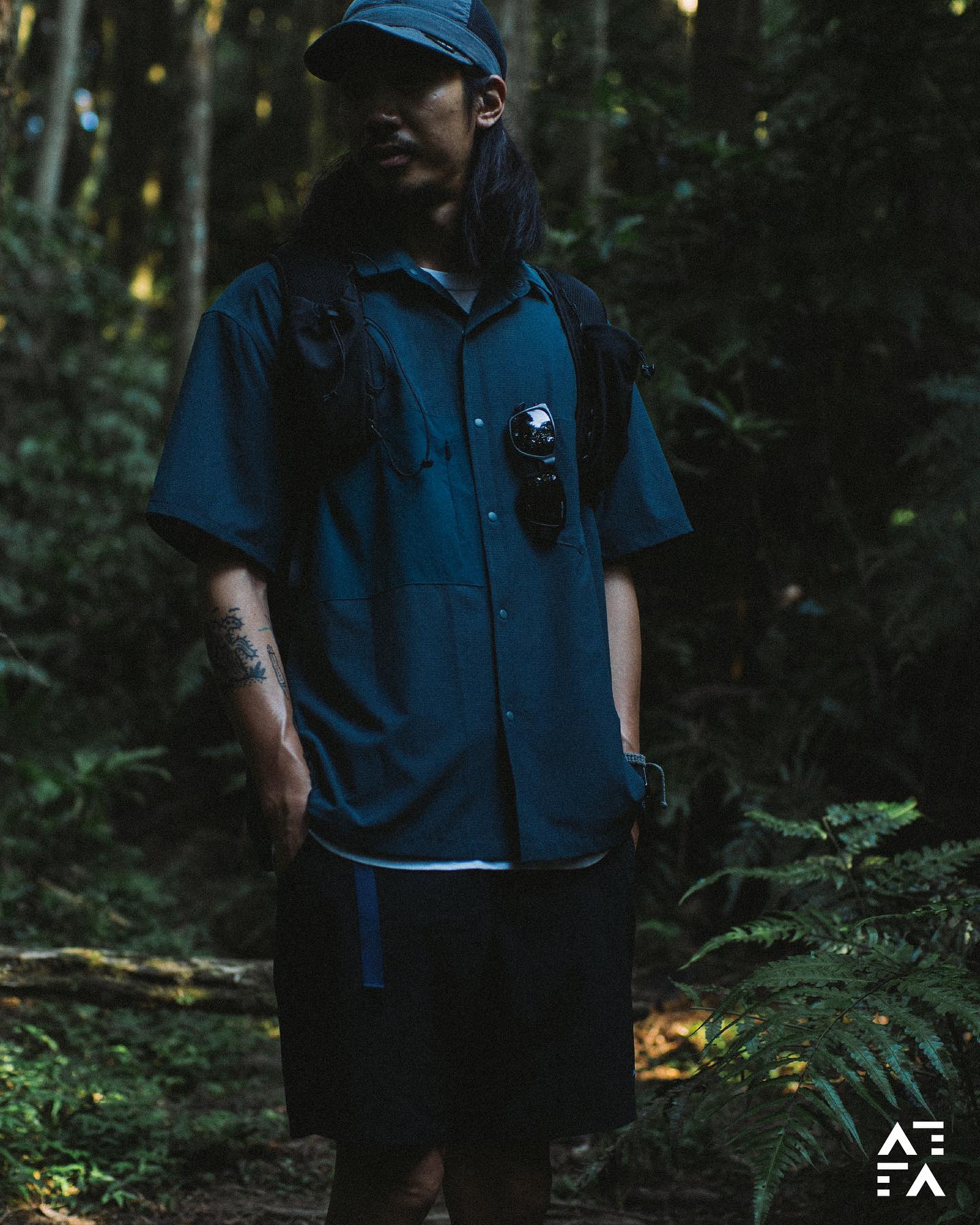 Day & Night Short - Sleeve Shirt - Midnight Blue