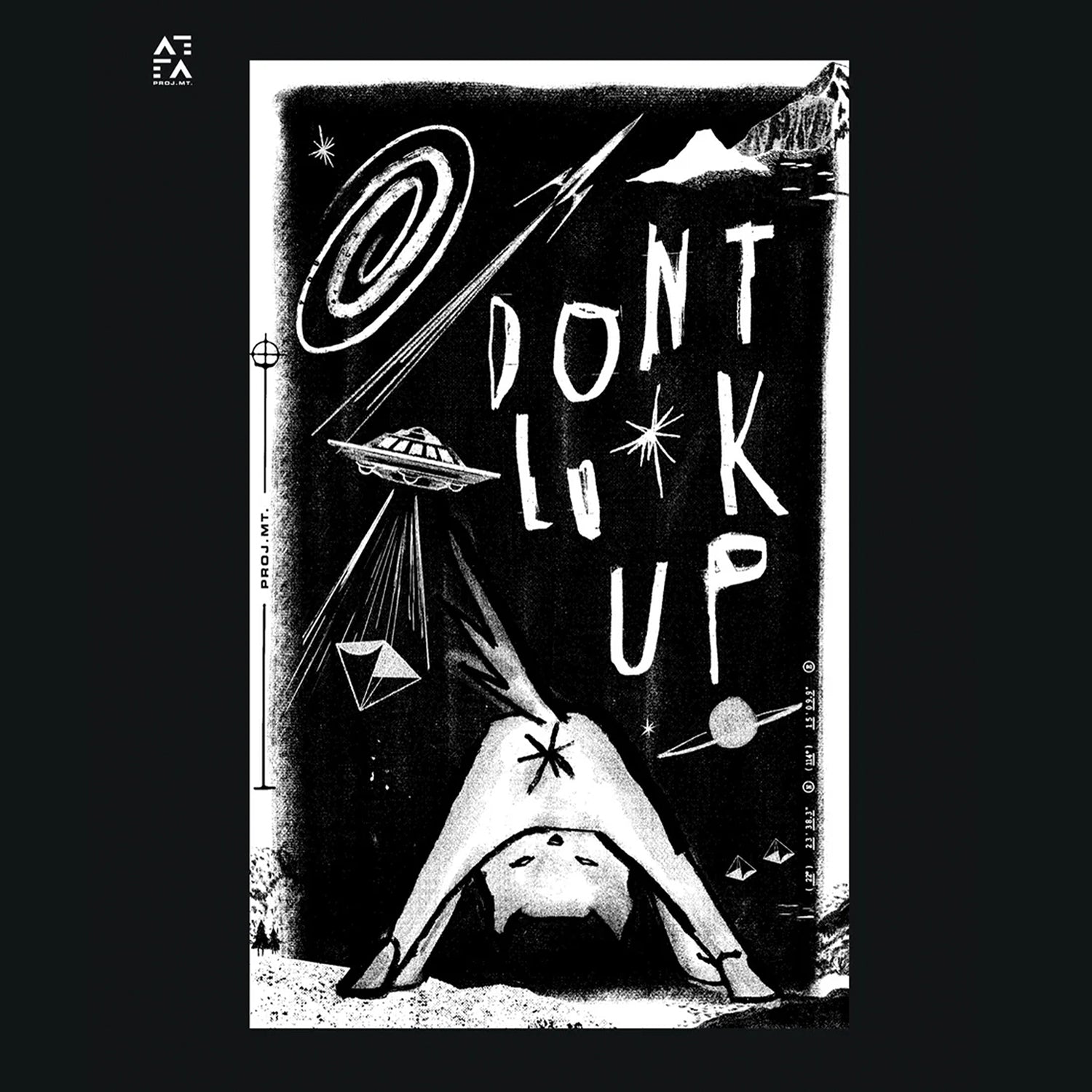 Don't Look Up Tyvek Footprint